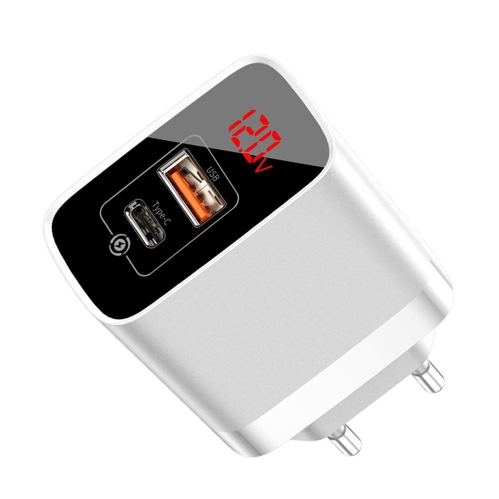 

Зарядное устройство Baseus Quick Charge 3A/18W для iPad|iPhone|Android white