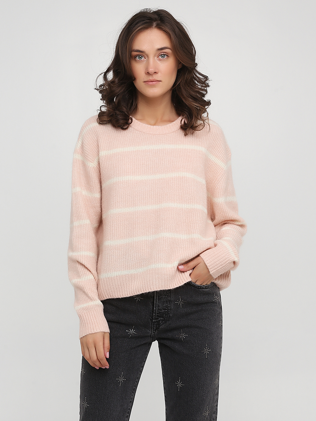 

Джемпер H&M 7358400bar  Светло-розовый, Джемпер H&M 7358400bar L Светло-розовый