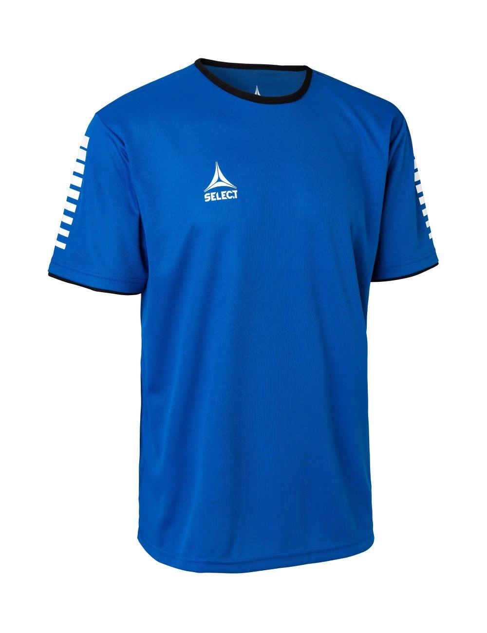 

Футболка SELECT Italy player shirt 6/8 синьо-біло-чорна
