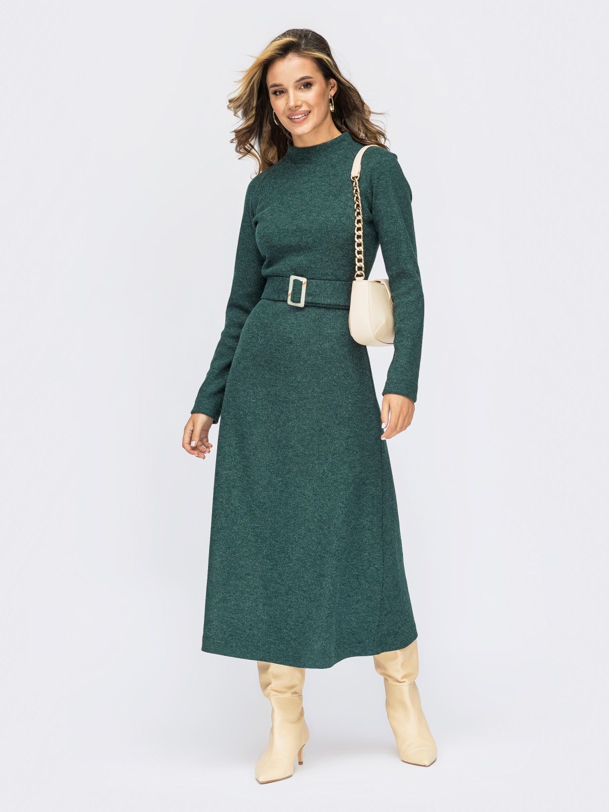 

Платье Dressa 55315  Бутылочное, Платье Dressa 55315 44 Бутылочное