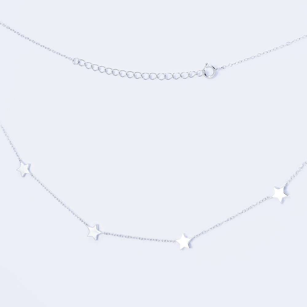 

Колье серебрянное INFINI родированное kl2-22