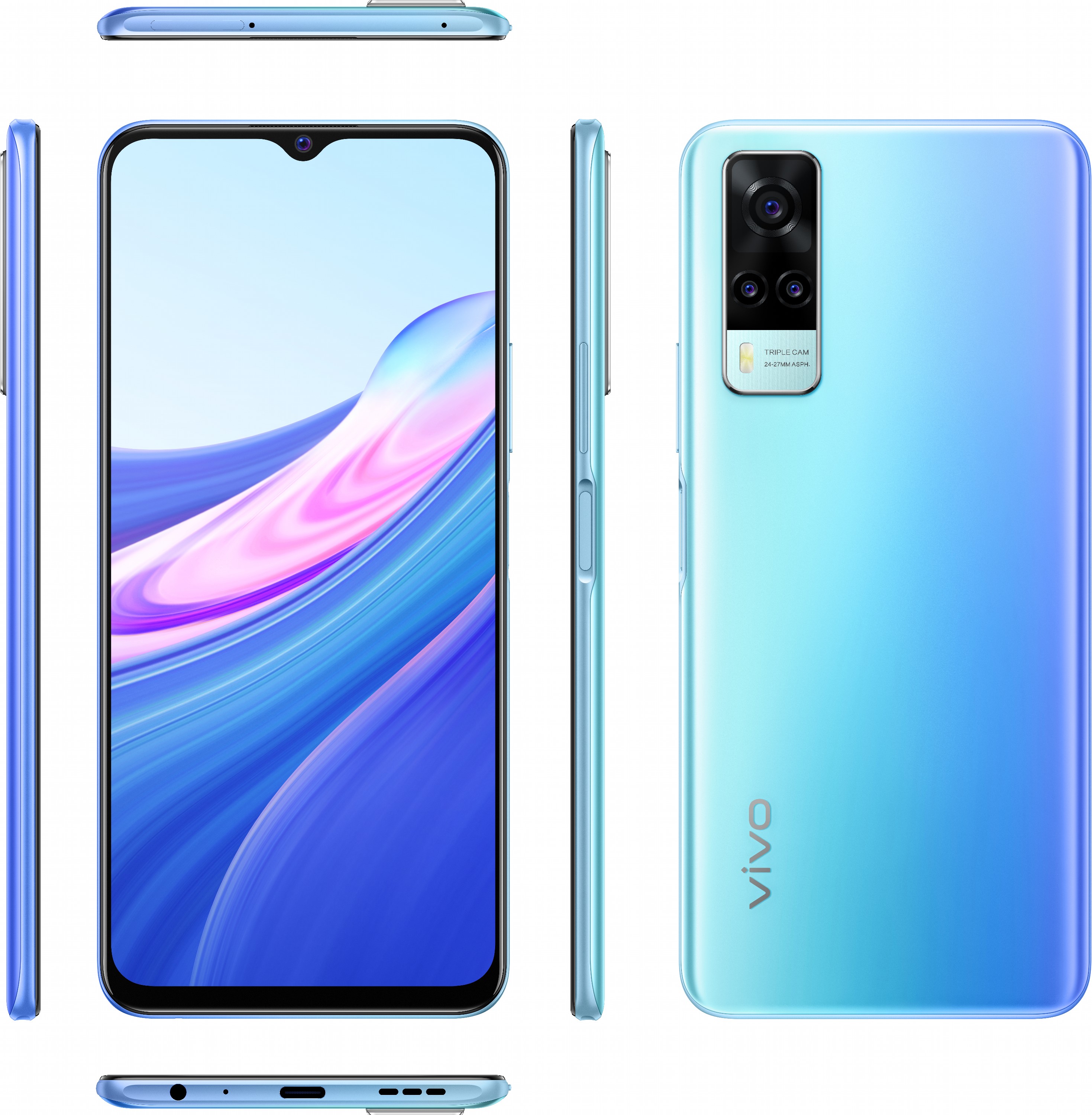 Мобильный телефон Vivo Y31 4/128GB Ocean Blue – фото, отзывы,  характеристики в интернет-магазине ROZETKA | Купить в Украине: Киеве,  Харькове, Днепре, Одессе, Запорожье, Львове