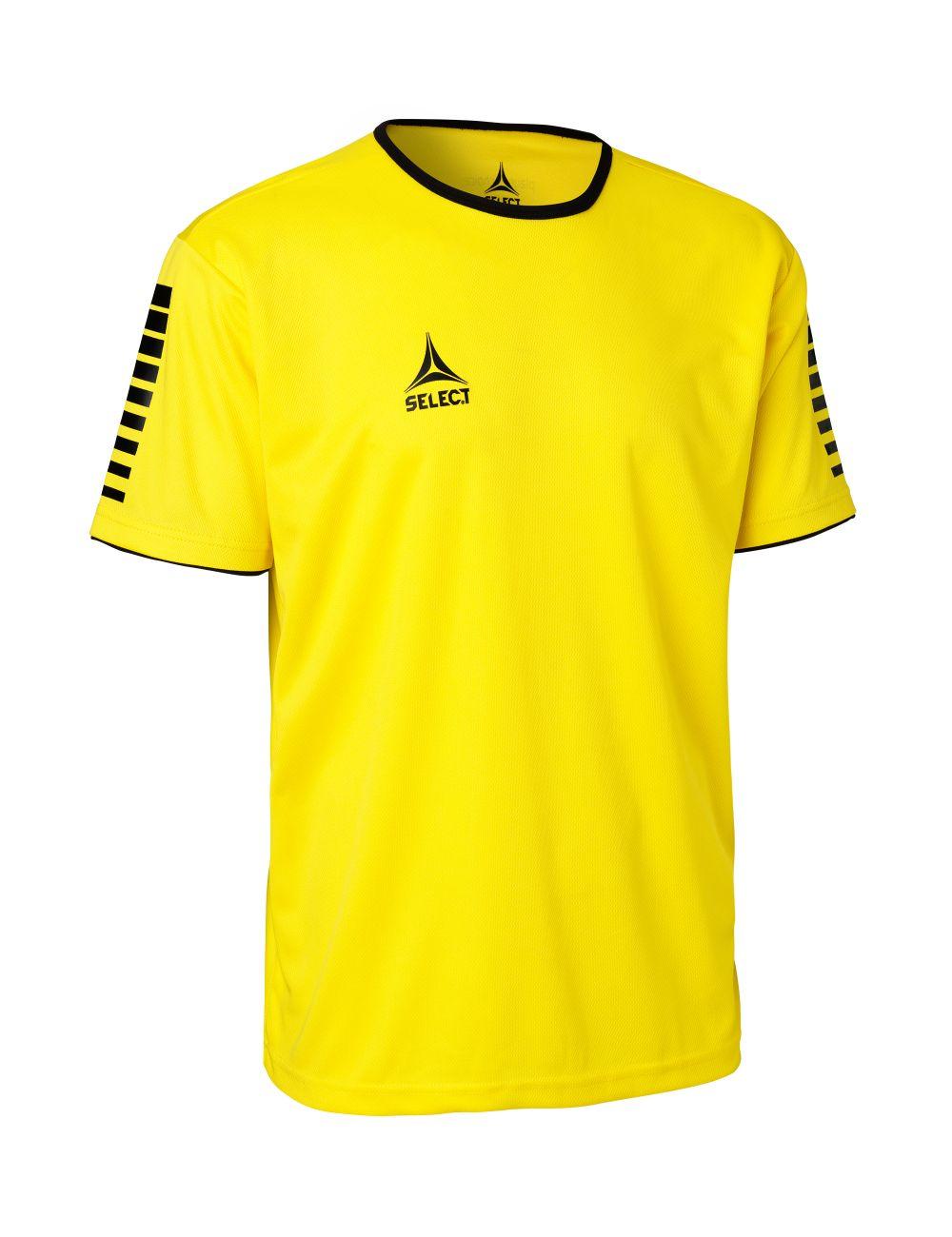 

Футболка SELECT Italy player shirt 6/8 жовто-чорна