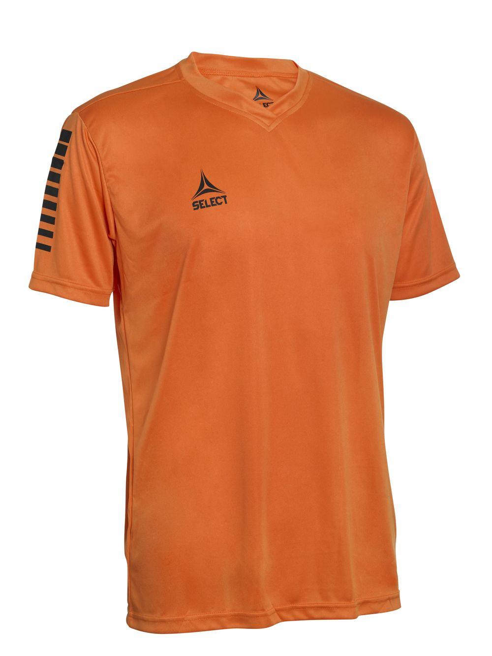 

Футболка SELECT Pisa player shirt S оранжево-чорна