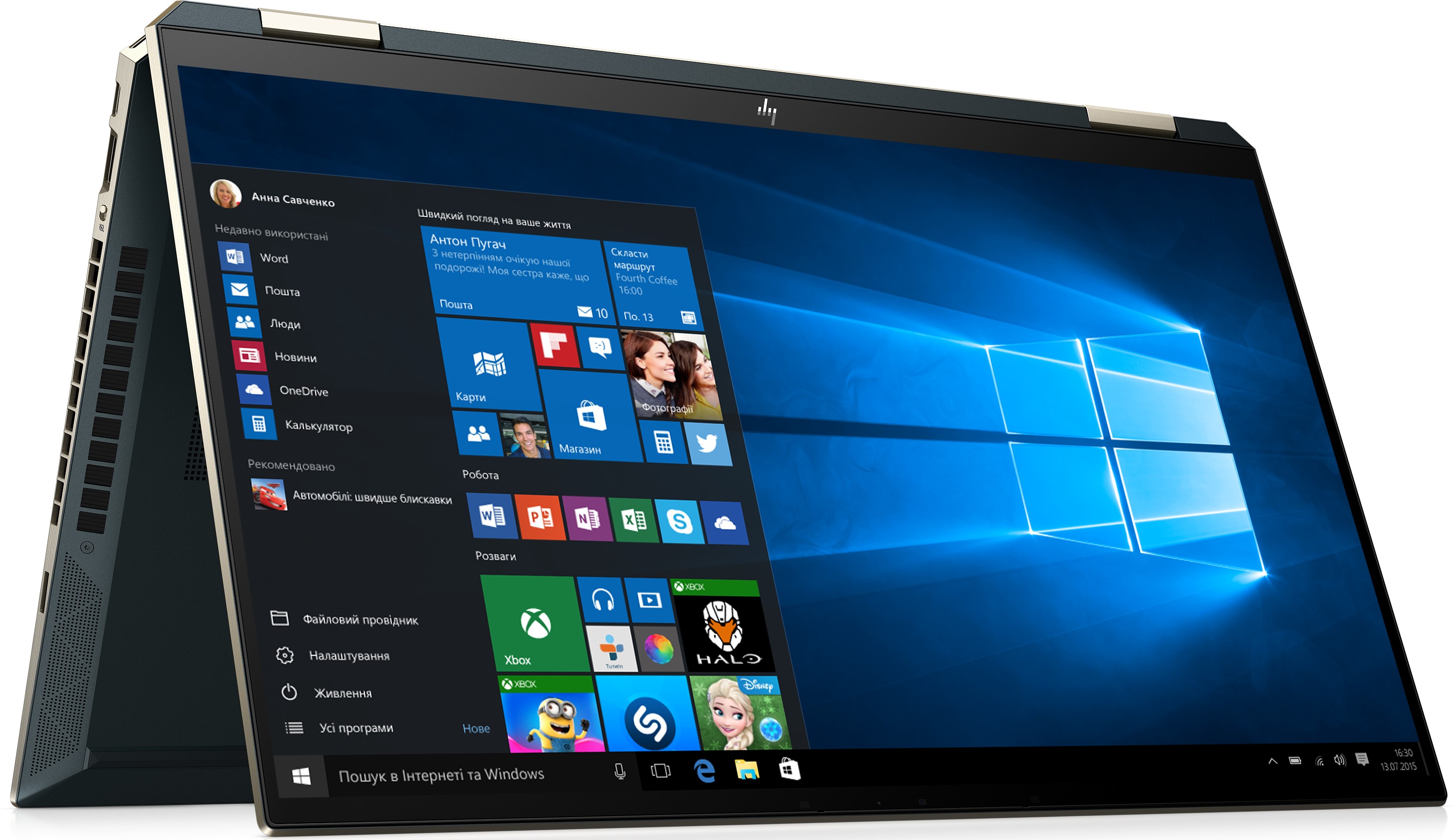 

Ноутбук HP Spectre x360 Convertible 15-eb0037ur (37B35EA) Poseidon Blue