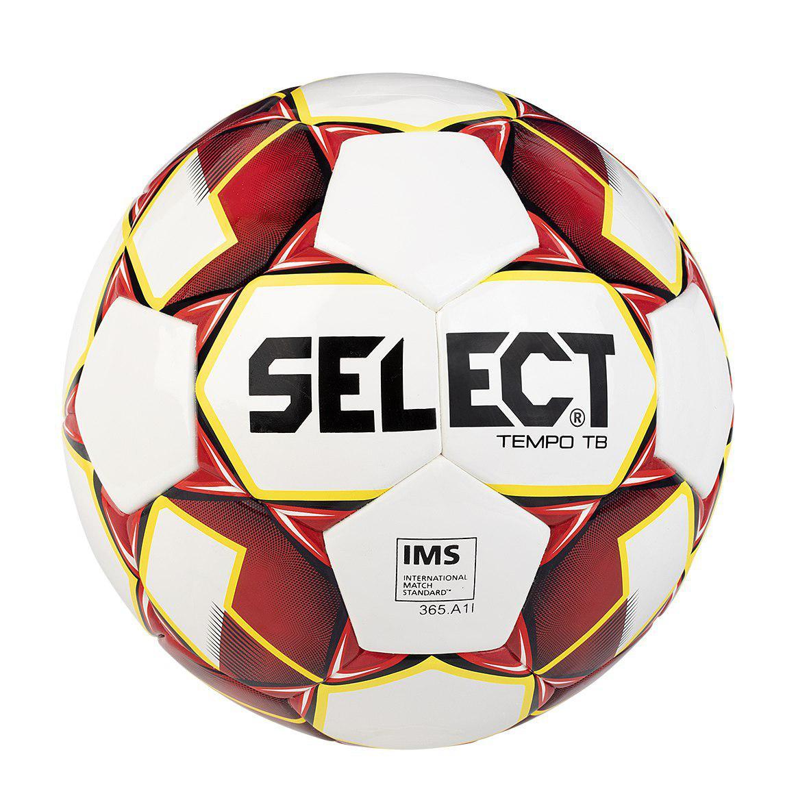 

М’яч футбольний SELECT Tempo TB IMS №5 біло-червоний