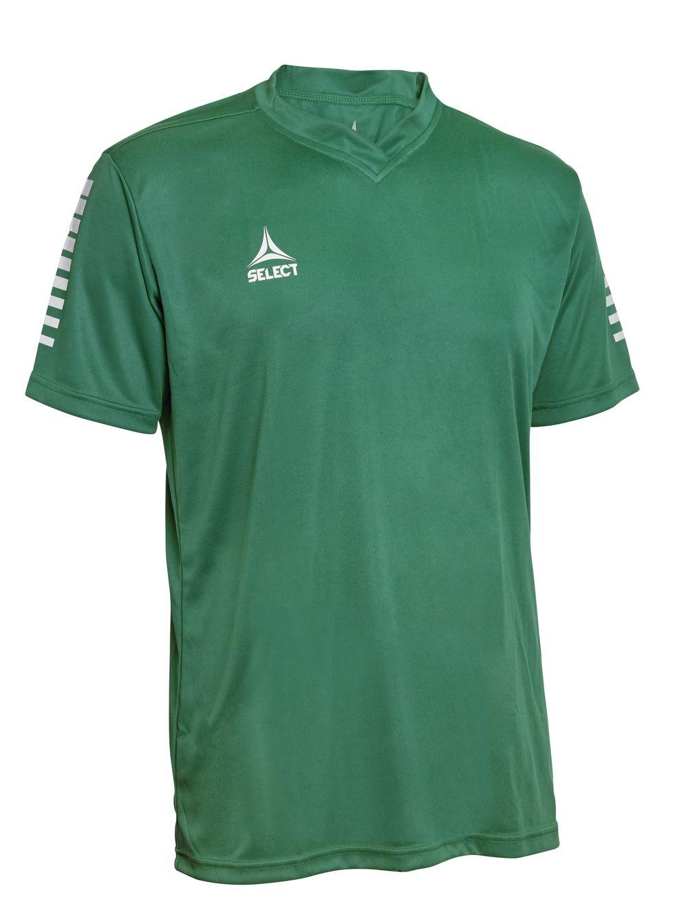 

Футболка SELECT Pisa player shirt 14 зелено-біла