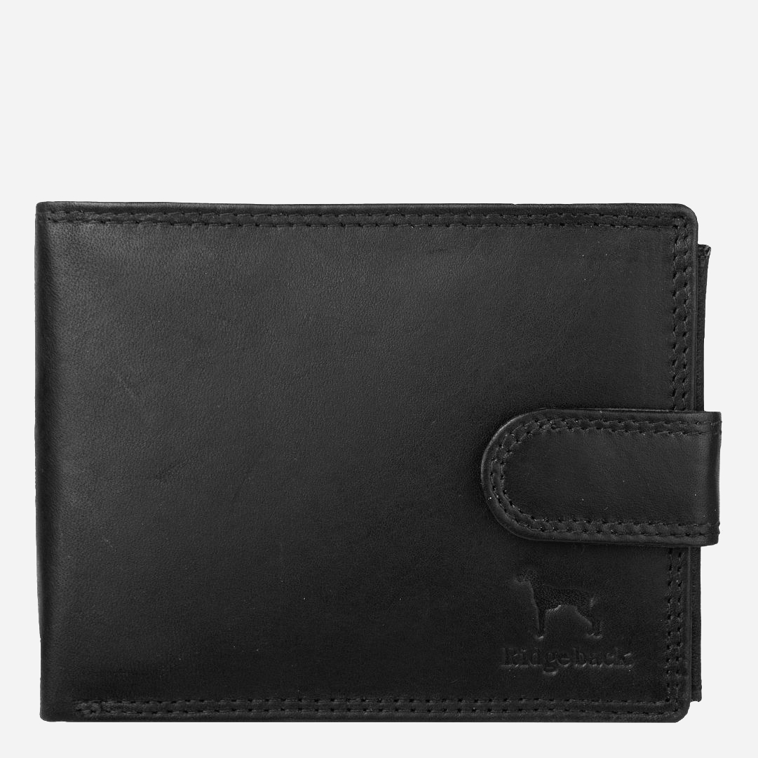 

Мужское портмоне кожаное Ridgeback FULRBNC42MN-BLK Черное