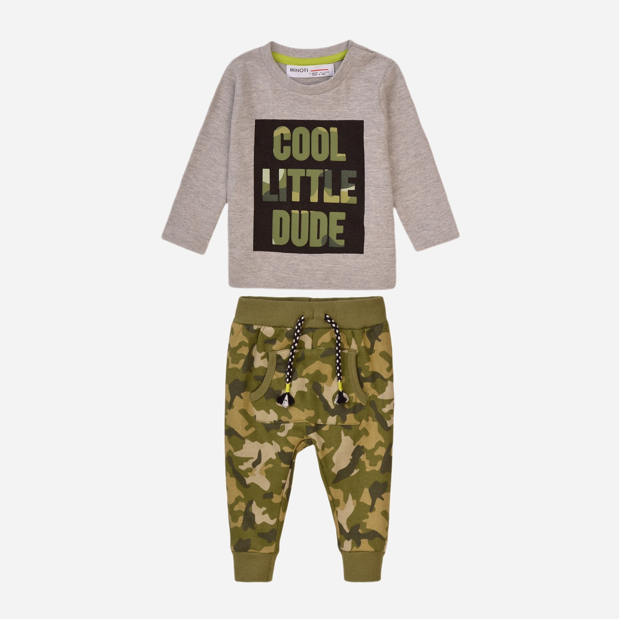

Спортивный костюм Minoti Mite 7 33703BAB 74-80 см Милитари