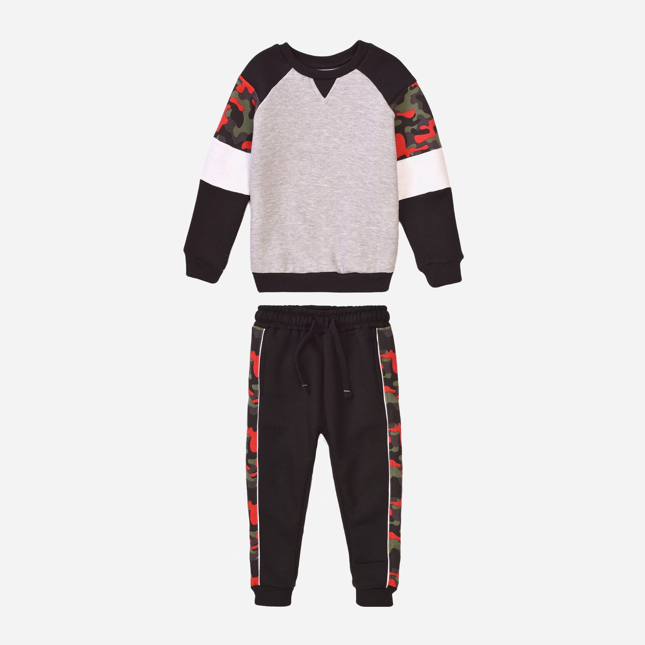 

Спортивный костюм Minoti 7BJOGSET 5 34317KID 86-92 см Серый