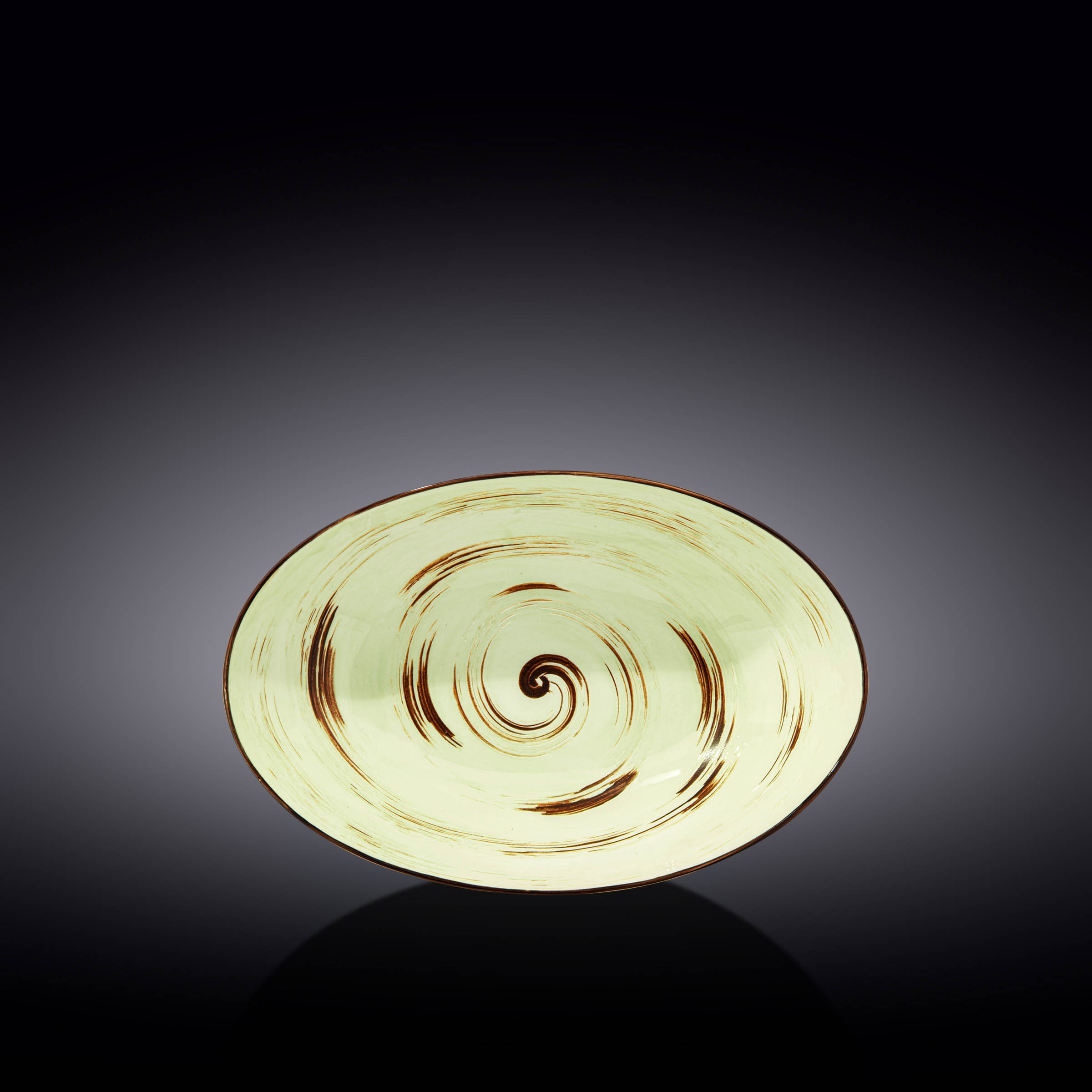 

Блюдо 25,0 см Wilmax Spiral Pistachio (669140/A)