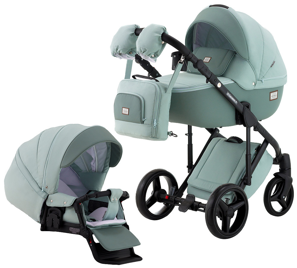 

Коляска 2 в 1 Adamex Lucianо CR234 мятный 623760