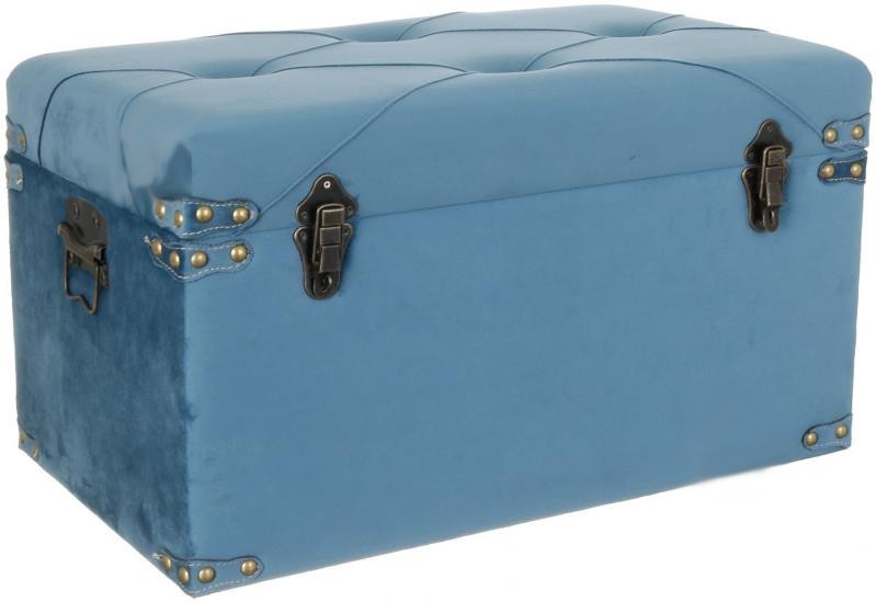 

Пуф-сундук велюр (50*25*23 см) Азур