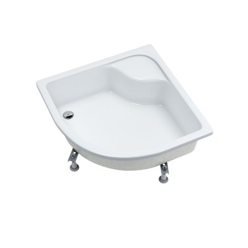 

Поддон акриловый полукруглый STANDART-5 90х90х41 + ноги (3.723)