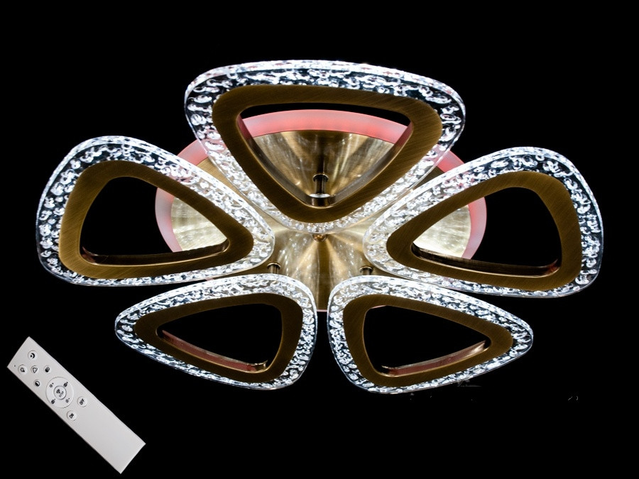 

Бронзовая ЛЕД люстра в спальню зс пультом 55W