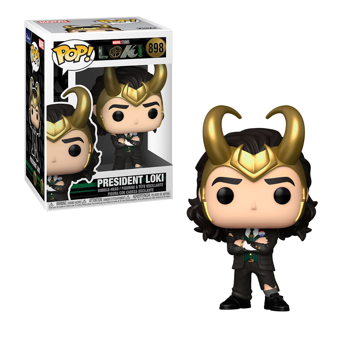 

Игровая фигурка FUNKO POP! серии "Локи" - ПРЕЗИДЕНТ Локи (55743)