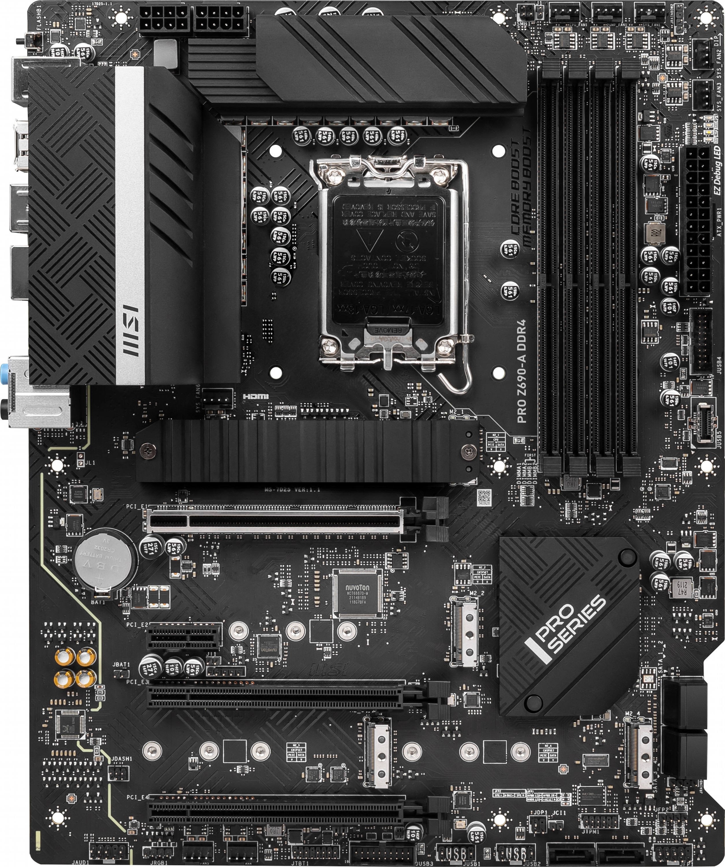 

Материнская плата MSI Pro Z690-A DDR4 (s1700, Intel Z690, PCI-Ex16)