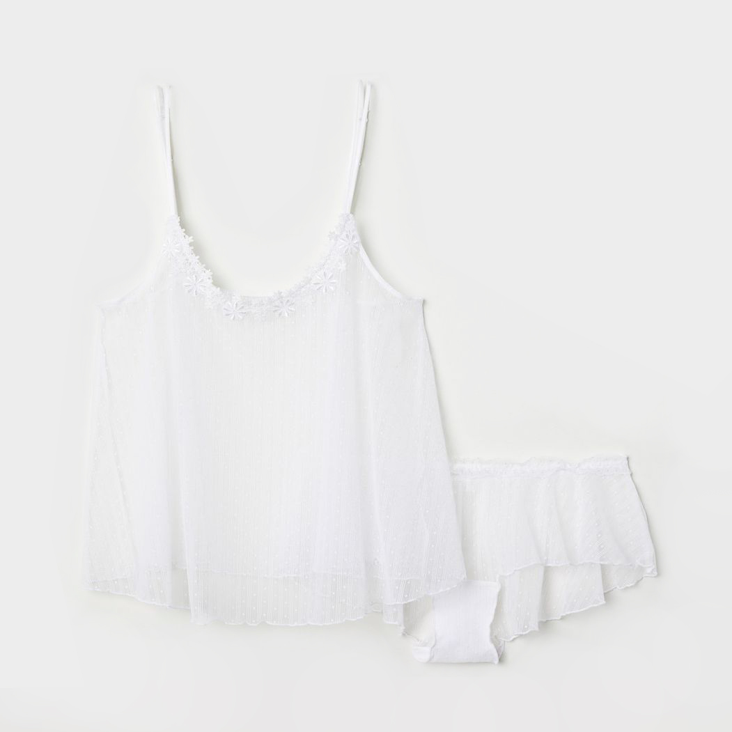 

Пижама H&M 0599757-7 M Белая