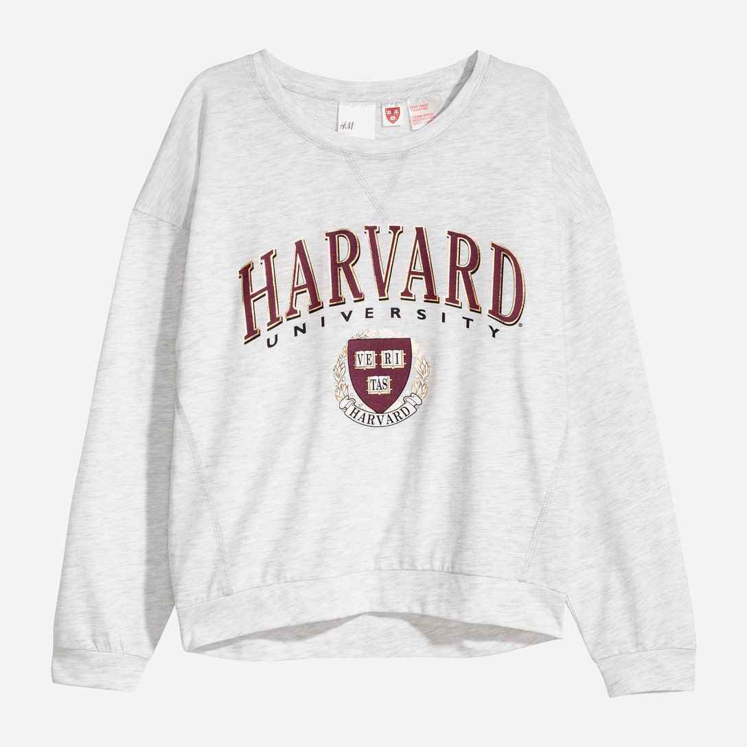 

Лонгслив пижамный H&M 0618569-7 М Серый