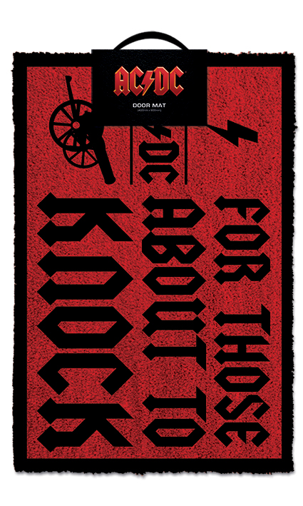 

Придверной коврик "AC/DC (For Those About To Knock)" Pyramid International (dm-002153)