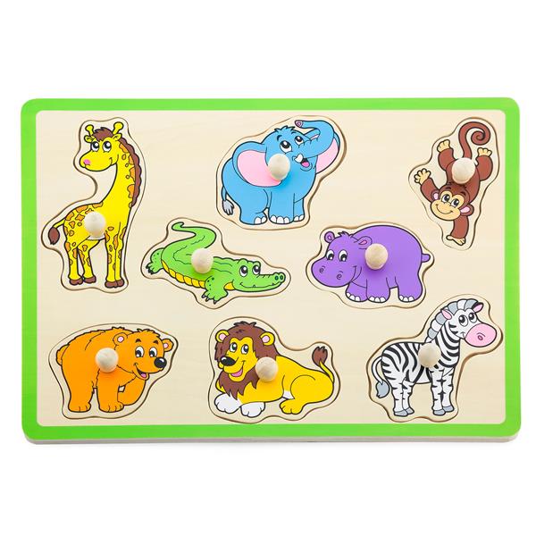 

Деревянная рамка-вкладыш Viga Toys Зверята (50019)