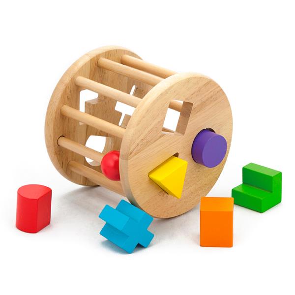 

Деревянный сортер Viga Toys Цилиндр с фигурами (54123)