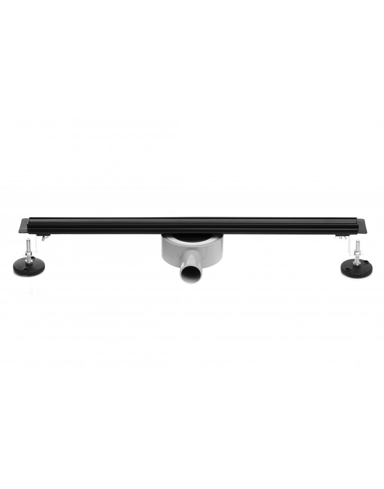 

Трап для душа под плитку поворотный Epelli Slim Nero 800 мм 14х80х2.5 см Черный