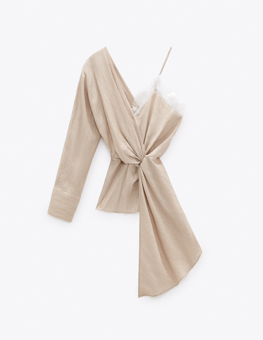 

Блуза Zara Ж1073997 (4437/056/711) цвет бежевый, Блуза Zara Ж1073997 (4437/056/711) цвет бежевый L