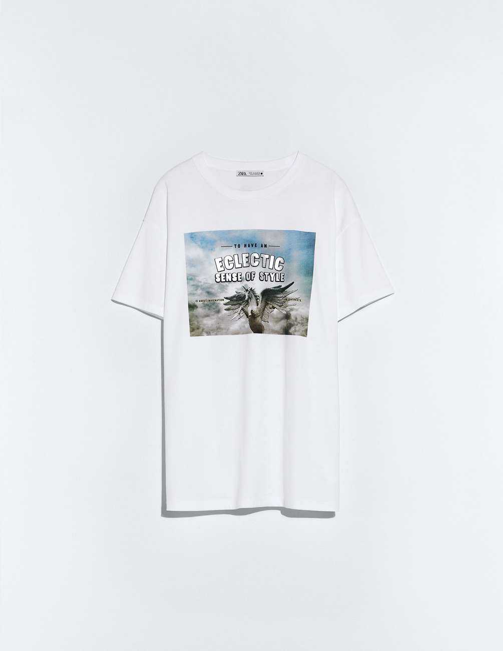 

Футболка Zara Ж1071068 (0085/451/020) цвет белый L