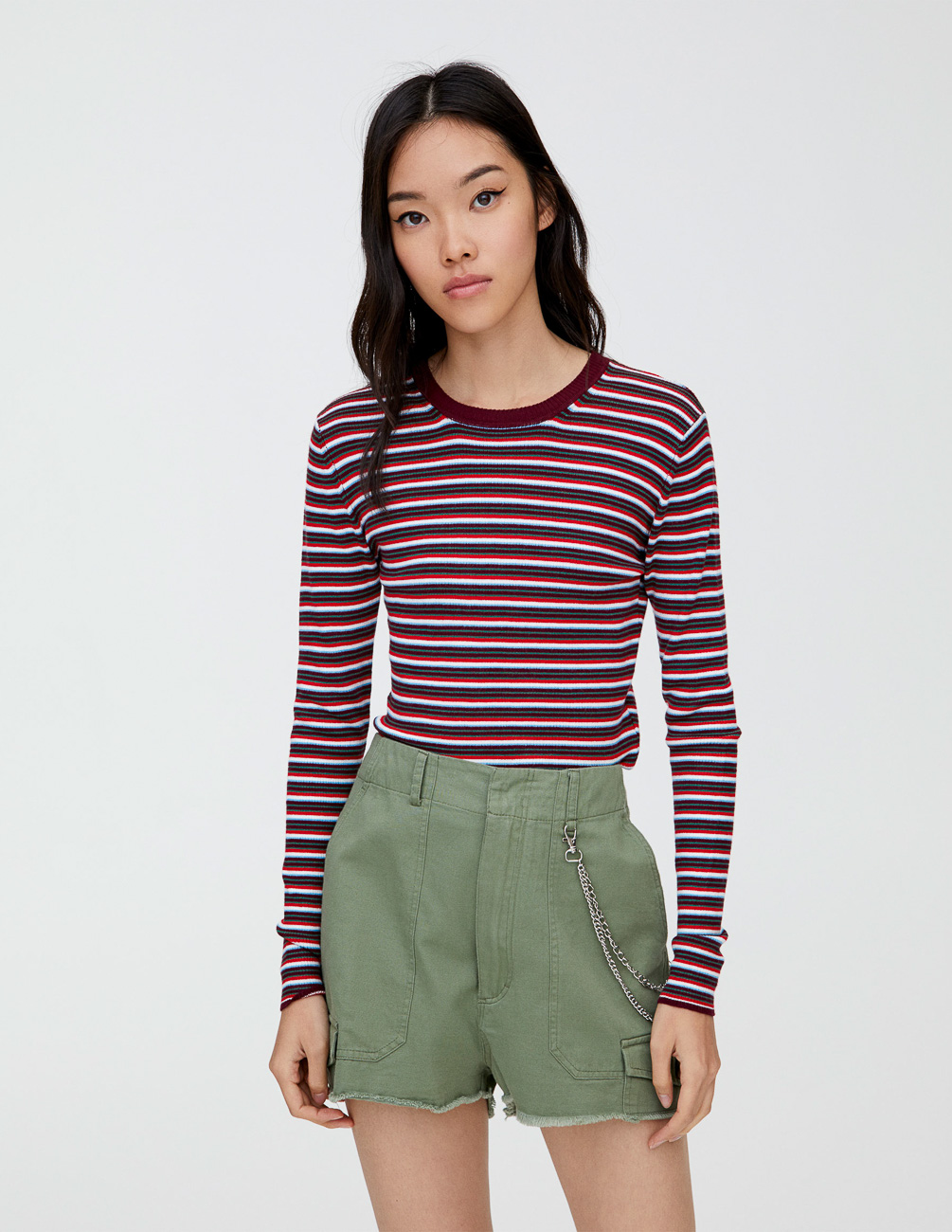 

Лонгслив PULL & BEAR Ж1076227 (9558/302/500) цвет бордовый, Лонгслив PULL & BEAR Ж1076227 (9558/302/500) цвет бордовый L