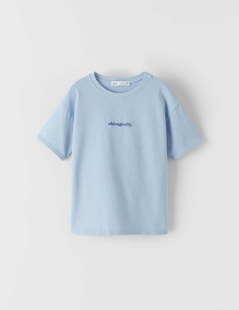 

Футболка Zara ДМ004230 (4805/763/400) цвет голубой 122