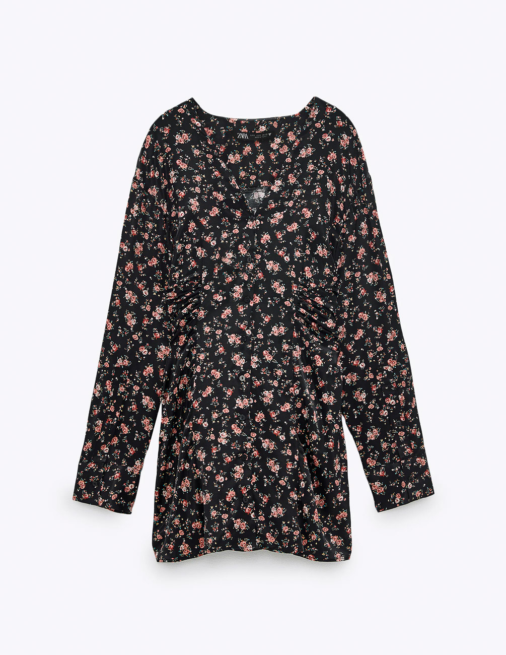 

Платье Zara Ж1073698 (4661/302/800) цвет черный M