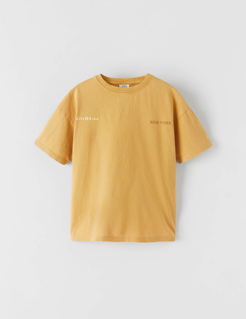 

Футболка Zara ДМ004220 (0377/762/309) цвет желтый 134