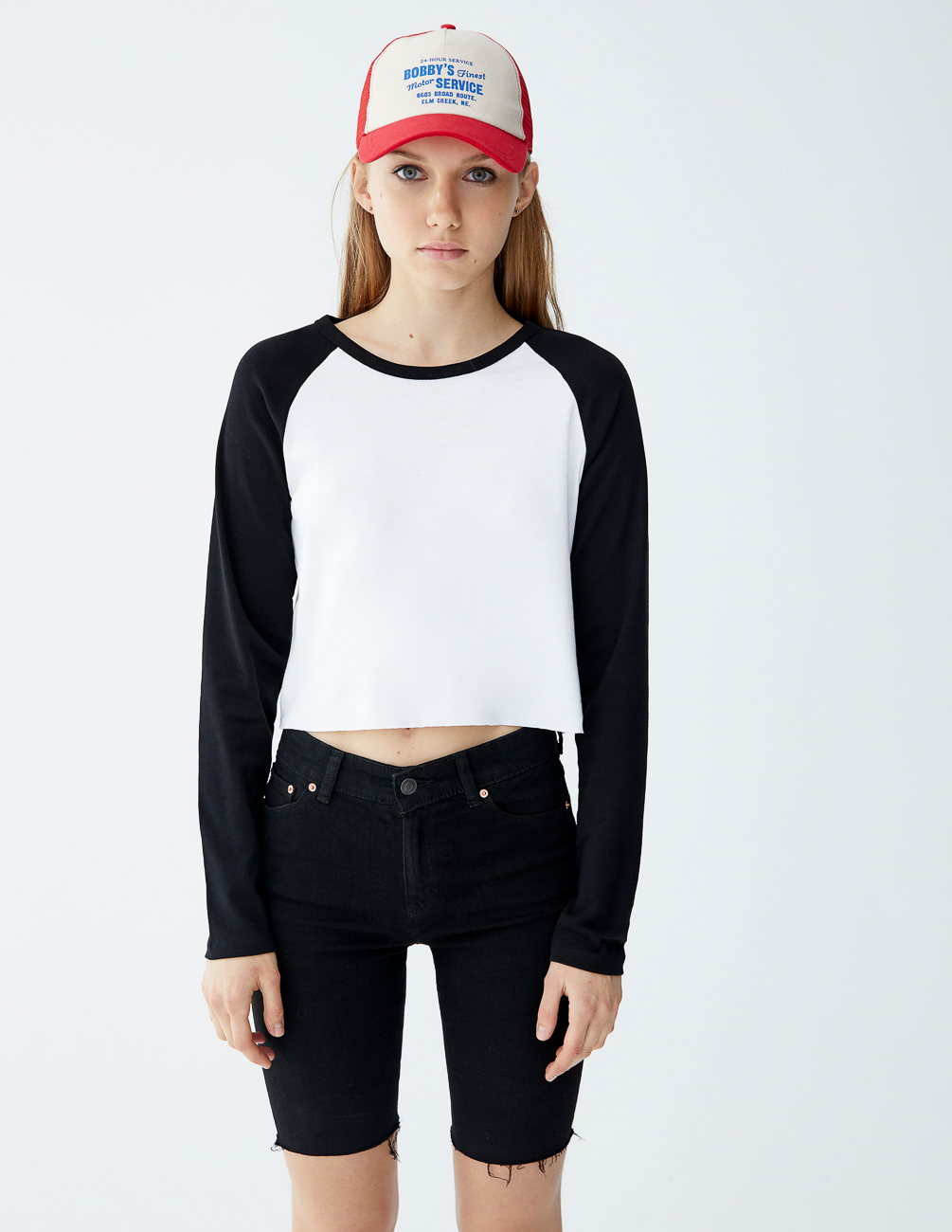 

Лонгслив PULL & BEAR Ж1076237 (5244/306/605) цвет белый-черный, Лонгслив PULL & BEAR Ж1076237 (5244/306/605) цвет белый-черный L