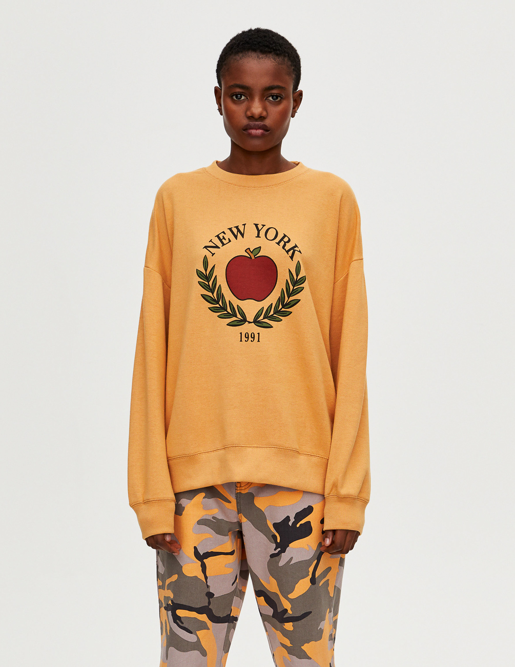 

Свитшот PULL & BEAR Ж1076280 (5590/307/305) цвет оранжевый, Свитшот PULL & BEAR Ж1076280 (5590/307/305) цвет оранжевый M