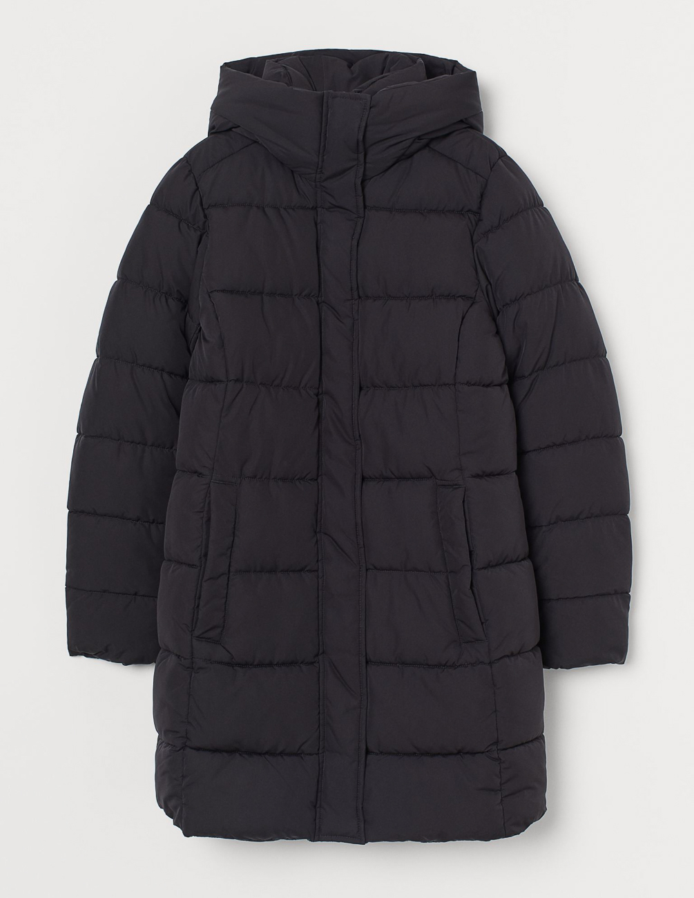 

Пальто H&M Ж1077309 цвет черный XS