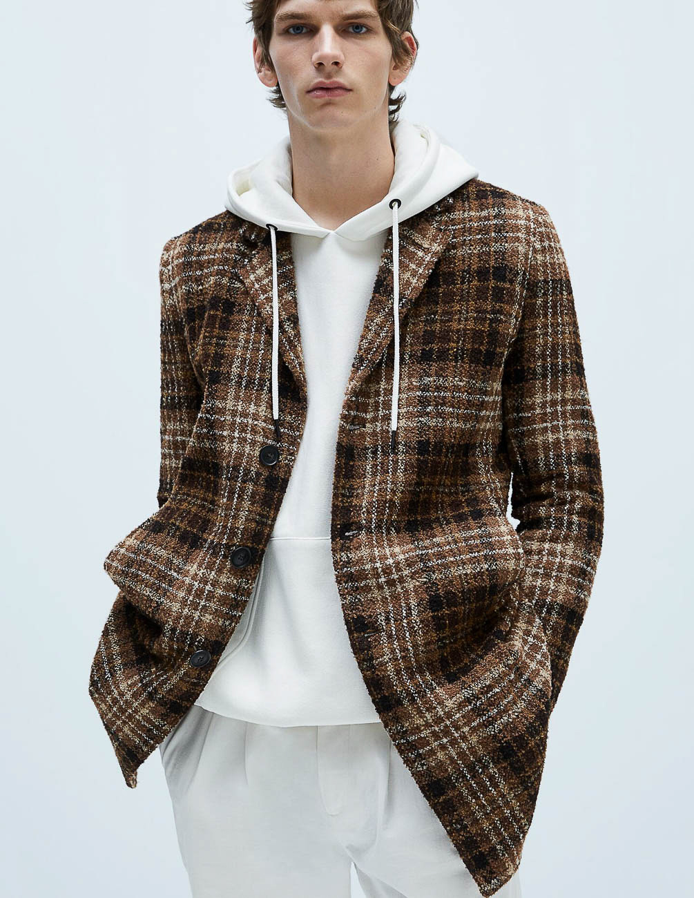 

Пальто Zara М0113659 (0706/419/700) цвет коричневый, Пальто Zara М0113659 (0706/419/700) цвет коричневый M