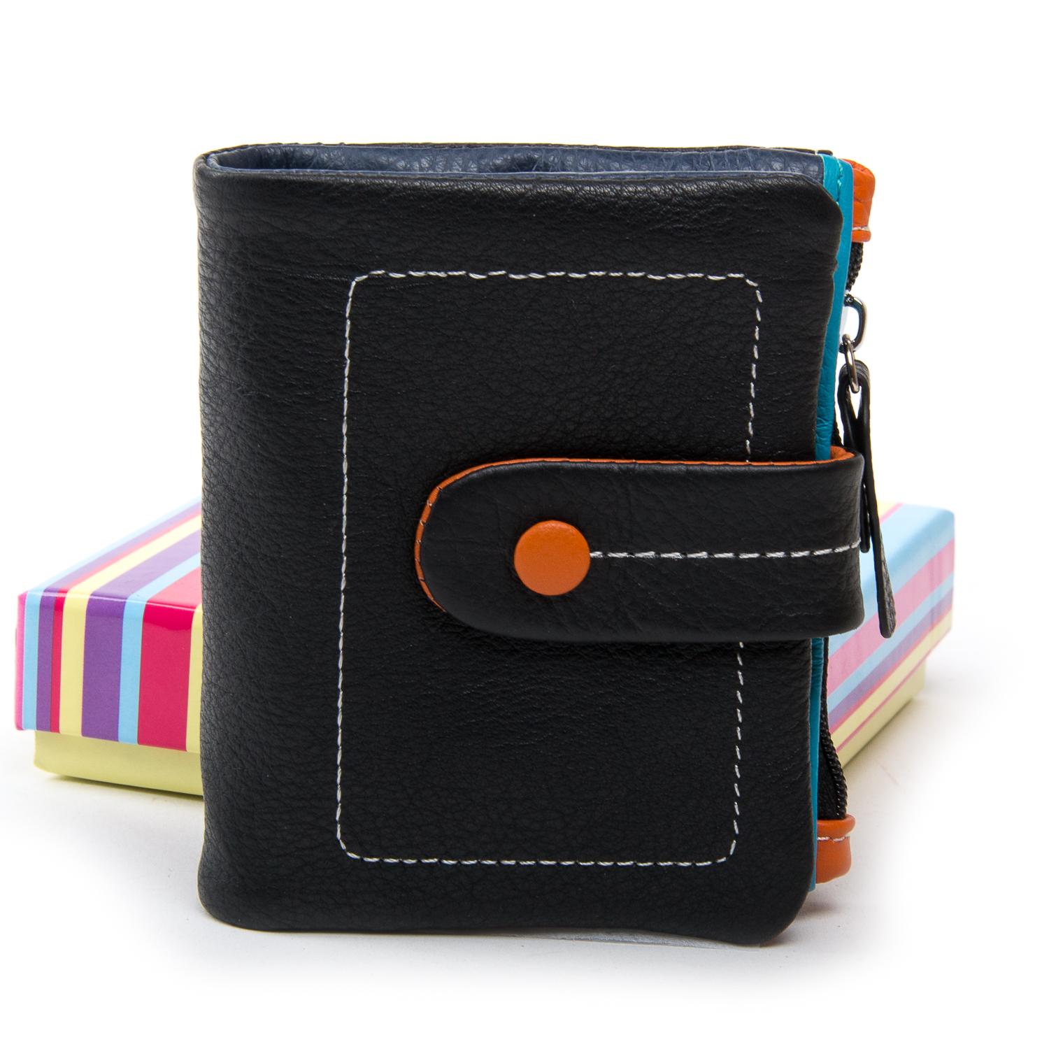 

Кошелек Rainbow кожа DR. BOND WRN-1 black