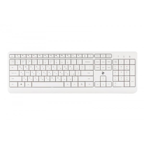 

Клавиатура 2E KS220 WL (2E-KS220WW) White USB
