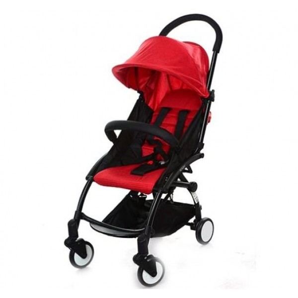 

Прогулочная коляска El Camino Yoga Лен Красная арт. 3548-3