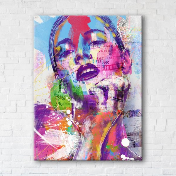 

Картина на холсте прямоугольная I-Art Hidden Art 110x145см