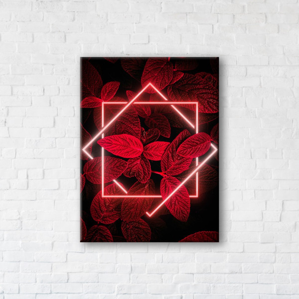 

Картина на холсте прямоугольная I-Art Red square 75x100см