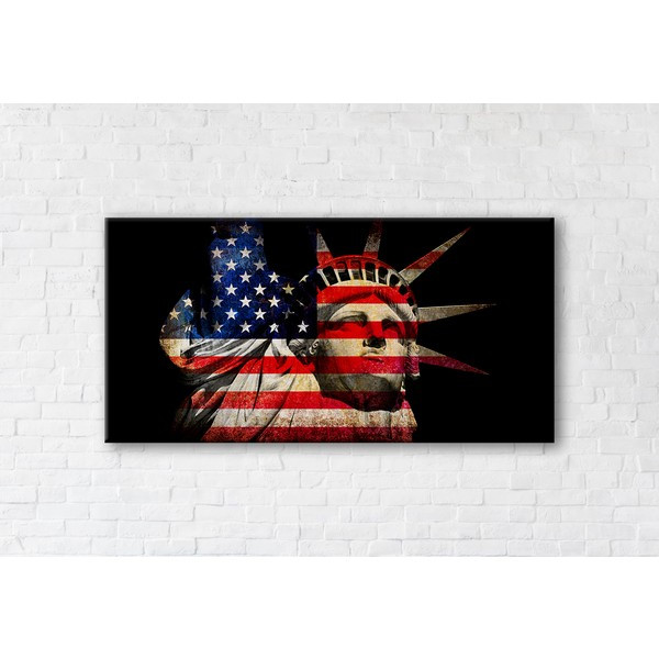 

Картина на холсте прямоугольная I-Art Liberty 40x80см