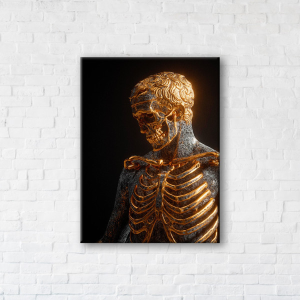 

Картина на холсте прямоугольная I-Art Skeleton 90x120см