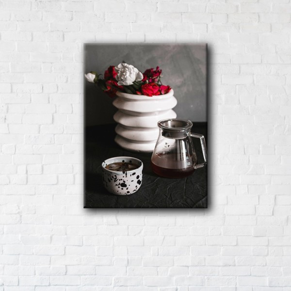 

Картина на холсте прямоугольная I-Art Morning Coffee 45x60см