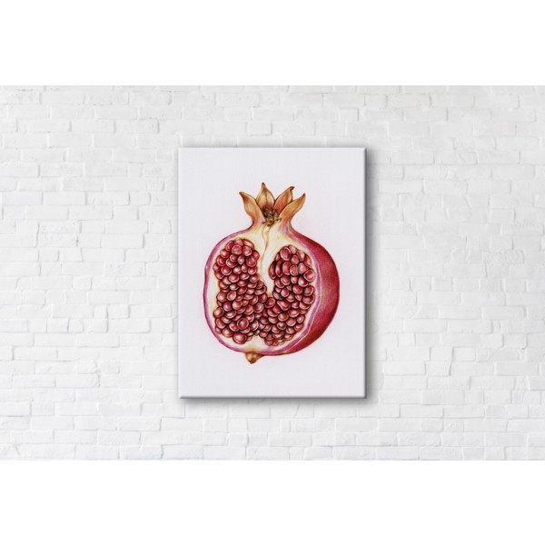 

Картина на холсте прямоугольная I-Art Pomegranate 50x65см
