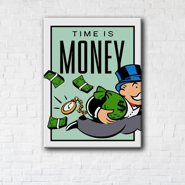 

Картина на холсте прямоугольная I-Art Monopoly Time 45x60см