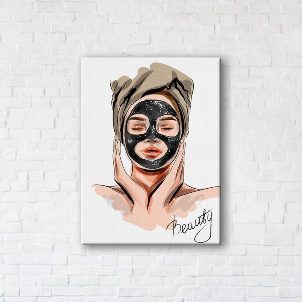 

Картина на холсте прямоугольная I-Art Mud pack 45x60см