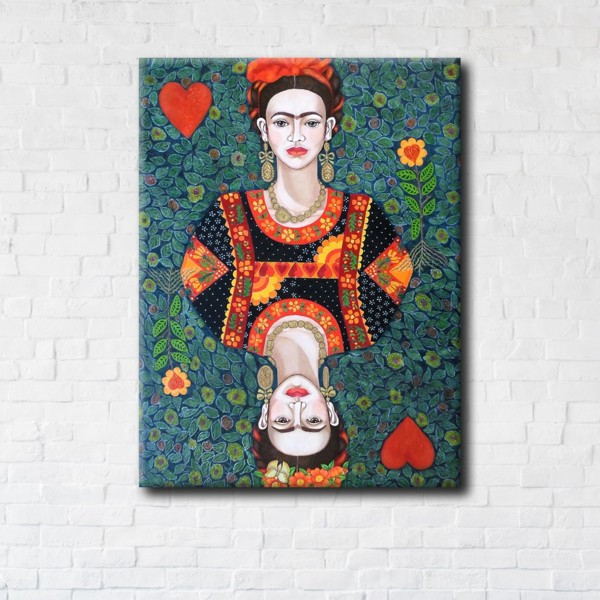 

Картина на холсте прямоугольная I-Art Frida 40x80см