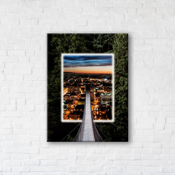 

Картина на холсте прямоугольная I-Art Night Portal 50x65см